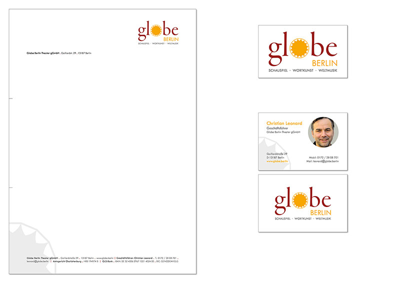 Corporate Identity Globe Berlin, 2018