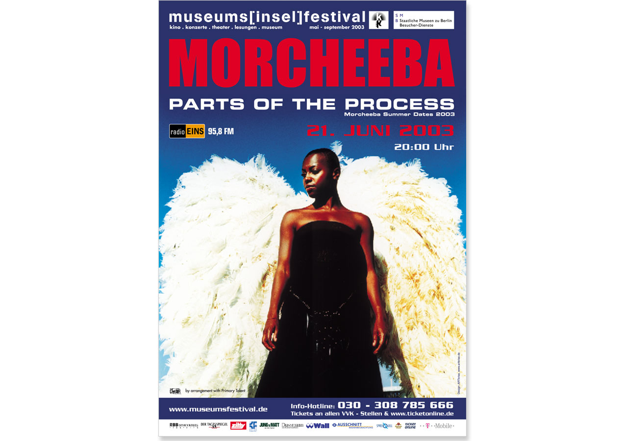 Plakat "Morcheeba", Museumsinselfestival